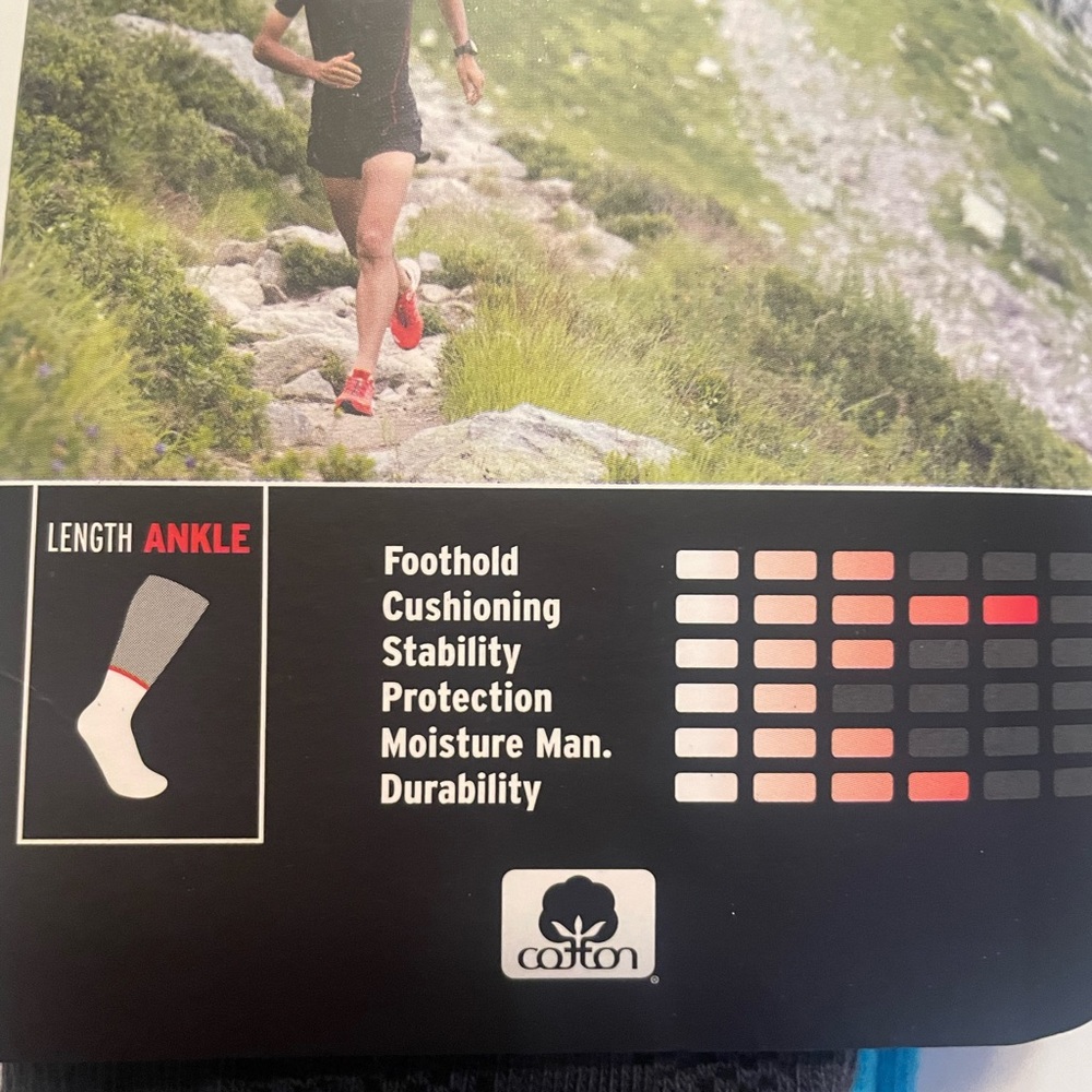 SALOMON RUNNING SENSE ANKLE SOCKS Unisex Medium - Picture 3 of 7